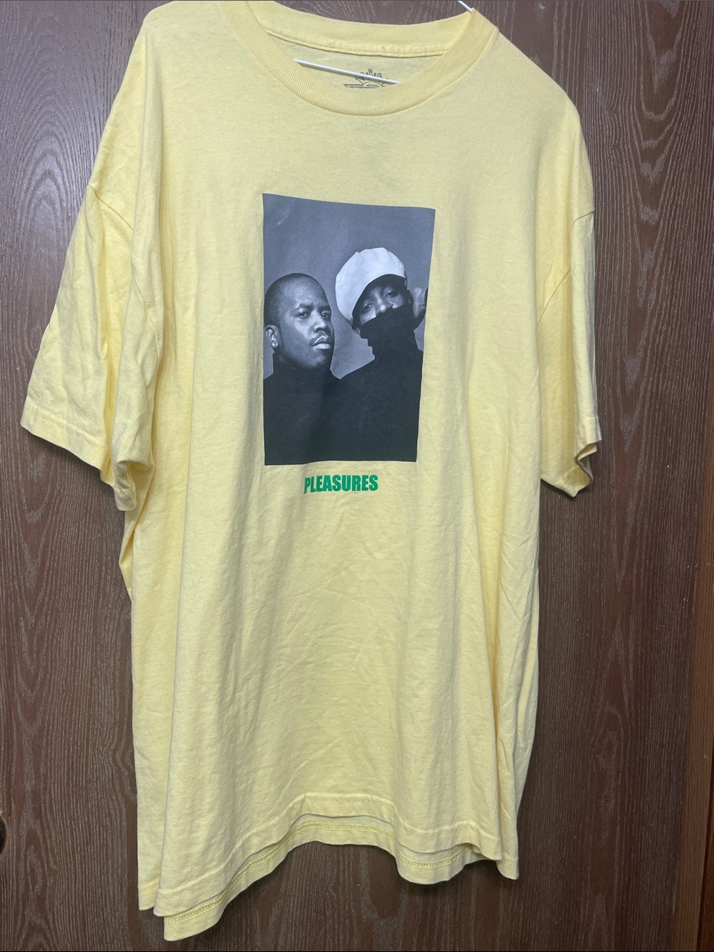 Pleasures Yellow Short Sleeve Graphic Tee